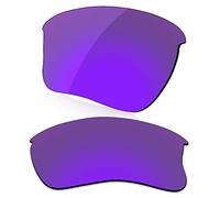 LenzReborn Lenti polarizzate di ricambio per occhiali da sole Oakley Half Jacket 2.0 XL OO9154 - Viola uva - Polarized Mirrored, Violetta d'uva - Specchio Polarizzato, Taglia unica