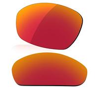 LenzReborn - Lenti polarizzate di ricambio per occhiali da sole Oakley Juliet Rosso Fuoco - Specchio Polarizzato Taglia unica
