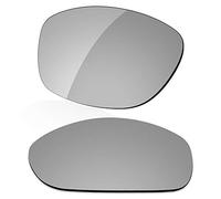 LenzReborn Polarized Lens Replacement for Oakley Conductor 8 Sunglass - Silver Grey - Polarized Mirrored