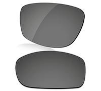 LenzReborn Polarized Lens Replacement for Oakley Jawbone Sunglass - Bright Black - Polarized Mirrored