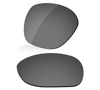 LenzReborn Polarized Lens Replacement for Oakley Overtime OO9167 Sunglass - Bright Black - Polarized Mirrored