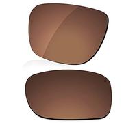 LenzReborn Polarized Lens Replacement for Oakley Plaintiff Squared OO4063 Sunglass - Rust Brown - Polarized