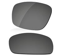 LenzReborn Polarized Lens Replacement for Oakley Straightlink OO9331 Sunglass - Bright Black - Polarized Mirrored