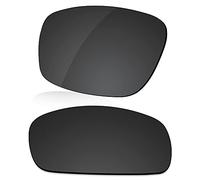LenzReborn Polarized Lens Replacement for Oakley Straightlink OO9331 Sunglass - Dark Black - Polarized