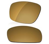 LenzReborn Polarized Lens Replacement for Oakley Straightlink OO9331 Sunglass - Umber Gold - Polarized Mirrored