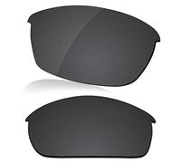 LenzReborn Sostituzione Lente Polarizzata per Occhiali Da Sole Oakley Bottle Rocket OO9164 - Più opzioni, Nero scuro - Polarizzato, Taglia unica