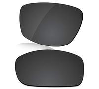 LenzReborn Sostituzione Lente Polarizzata per Occhiali Da Sole Oakley Fives Squared - Più opzioni, Nero scuro - Polarizzato, Taglia unica