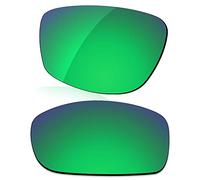 LenzReborn Sostituzione Lente Polarizzata per Occhiali Da Sole Oakley Gauge 8 M OO4124 - Più opzioni, Verde prato - Polarizzato a specchio, Taglia unica