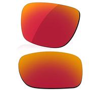 LenzReborn Sostituzione Lente Polarizzata per Occhiali Da Sole Oakley Holbrook XL OO9417 - Più opzioni, Rosso Fuoco - Specchio Polarizzato, Taglia unica