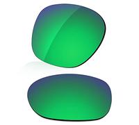 LenzReborn Sostituzione Lente Polarizzata per Occhiali Da Sole Oakley Manorburn OO9479-56mm - Altre opzioni, Verde prato - Polarizzato a specchio, Taglia unica