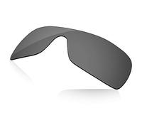 LenzReborn Sostituzione Lente Polarizzata per Occhiali Da Sole Oakley Turbine Rotor OO9307 - Più opzioni, Nero brillante - Polarizzato a specchio, Taglia unica