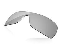 LenzReborn Sostituzione Lente Polarizzata per Occhiali Da Sole Oakley Turbine Rotor OO9307 - Più opzioni, Grigio argento - Polarizzato a specchio, Taglia unica