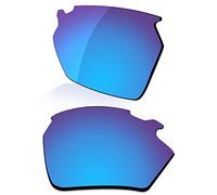 LenzReborn Sostituzione Lenti Polarizzate per Occhiali da Sole Rudy Project Stratofly - Più opzioni, Blu ghiaccio - Polarizzato a specchio, Taglia unica