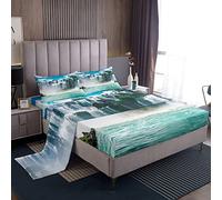 Lenzuola a cascata Acqua Pulita Lenzuola per Bambini Ragazzi Ragazze Ragazze Adolescenti Natura Set Biancheria Da Letto Amante Della Natura Set 3 Pz King Size