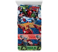 Lenzuola Avengers Marvel Disney singolo completo letto una piazza puro cotone