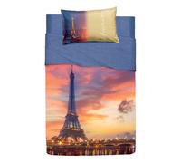 Lenzuola Bassetti Imagine Piazza e mezza Completo Letto Paris Forever cotone
