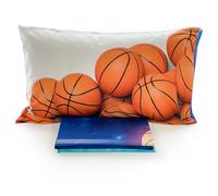 Lenzuola Bassetti singolo Basketball AR completo stampa digitale 100% Cotone