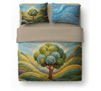 Lenzuola Biancaluna Matrimoniale Miss Terry Completo letto digitale Puro cotone