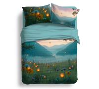 Lenzuola Biancaluna Matrimoniale Miss Terry Completo letto digitale Puro cotone