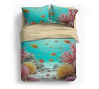 Lenzuola Biancaluna Matrimoniale Miss Terry Completo letto digitale Puro cotone