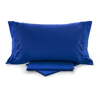 Lenzuola Biancaluna matrimoniale piazza e mezza singolo tinta unita cotone 100%