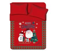 Lenzuola Biancaluna Miss Terry Completo matrimoniale Stampa digitale Natale