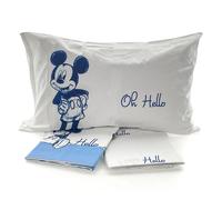 Lenzuola Caleffi Mickey Ok singolo una piazza completo letto cotone 100%