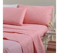 Lenzuola Caleffi Singola Transfer Colore Rosa Puro Cotone