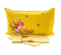 Lenzuola Caleffi Winnie the Pooh singolo completo letto una piazza cotone 100%