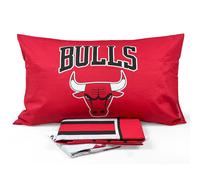 Lenzuola Chicago Bulls singolo Completo Letto Basket NBA una piazza cotone 100%