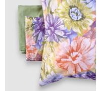 Lenzuola completo in cotone Bassetti Marigold floreale Limone