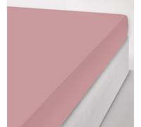 Lenzuola con angoli cotone 100% TINTA UNITA vari colori con elastici I SOGNI (Cipria, Matrimoniale 2 Piazze)