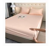 Lenzuola con angoli extra profondi King Size Traspirante Raffreddamento Lusso Facile da pulire Copriletti lavabili Lenzuolo inferiore confortevole premium in microfibra di poliestere (Color : D, Size