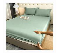 Lenzuola con angoli extra profondi King Size Traspirante Raffreddamento Lusso Facile da pulire Copriletti lavabili Lenzuolo inferiore confortevole premium in microfibra di poliestere (Color : D, Size