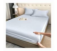Lenzuola con angoli extra profondi King Size Traspirante Raffreddamento Lusso Facile da pulire Copriletti lavabili Lenzuolo inferiore confortevole premium in microfibra di poliestere (Color : D, Size