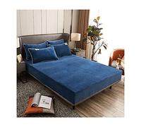 Lenzuola con Angoli, Pahion Milk Fleece Bed Small Single Twin Full Queen Bottom Bed Deep Pockets Bed Linen Adatto a materassi da 25 cm/9,84" 1 Lenzuolo