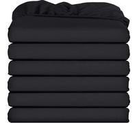 Lenzuola con angoli Utopia Bedding Queen - Confezione da 6 lenzuola sotto - Morbida microfibra spazzolata - Tasche profonde - Resistente al restr