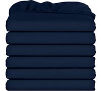 Lenzuola con angoli Utopia Bedding Queen - Confezione da 6 lenzuola sottostanti - Morbida microfibra spazzolata - Tasche profonde - Resistente al