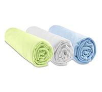 Lenzuola Coprilettino 32x72 Ovale | Anice Bianco Cielo | 100% Bambù | Compatibile con Materasso Ovale per Couffin, navicella, Carrozzina | Oeko Tex | Made in Europe |