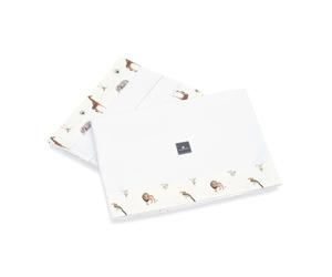 Lenzuola Culla 3 Pezzi Natura 50x80 cm - Set Alondra 100% Cotone