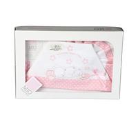 Lenzuola Culla Carrozzino Mio Piccolo Ninna Nanna Puro Cotone Rosa