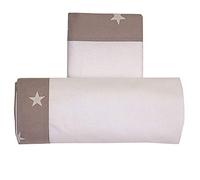 LENZUOLA CULLA LELLA STELLA BIANCO/TAUPE