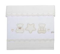 Lenzuola Culla Picci Nanny set 3pz Ricamato Cod.PC613009 Var 09 Panna