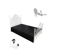 Lenzuola Di 1,2 Metri Di Design Impermeabile In Pvc Nero Classico Per L'Allenamento Sportivo Di Yoga Per Interni -D29