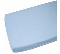 lenzuola di sotto con angoli, compatibili con Chicco Next 2 Me - 100% cotone - colore: blu