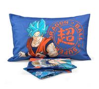 Lenzuola Dragonball singolo Goku Vegeta completo letto una piazza cotone 100%