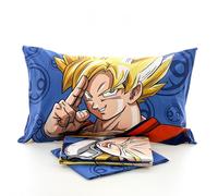 Lenzuola Dragonball singolo Goku Vegeta completo letto una piazza cotone 100%