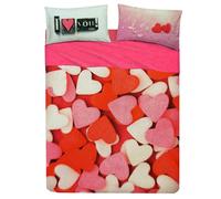 Lenzuola effetto-copriletto BASSETTI CANDIES Regalo di San Valentino