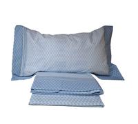 Lenzuola flanella 1 piazza e mezza Set letto invernale Linea Scira GENOVA Var. 2