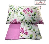 Lenzuola Happidea Lenzuola Matrimoniale Miltonia Rosa Made In Italia